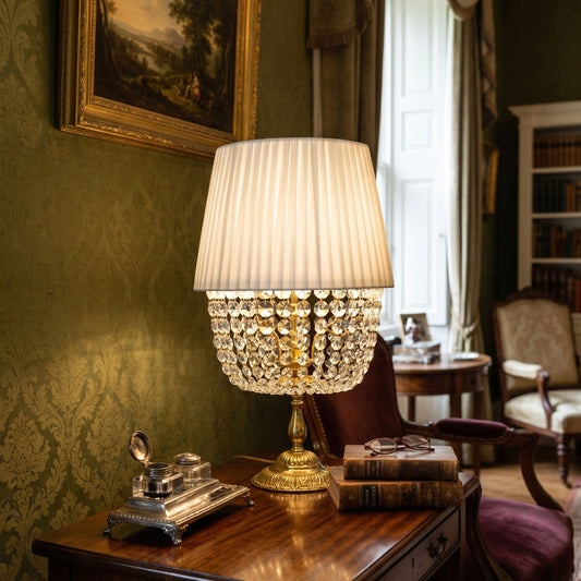 Adelia Crystal Table Lamp