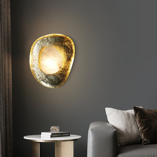 Astoria Hammered Lotus Leaf Sconce
