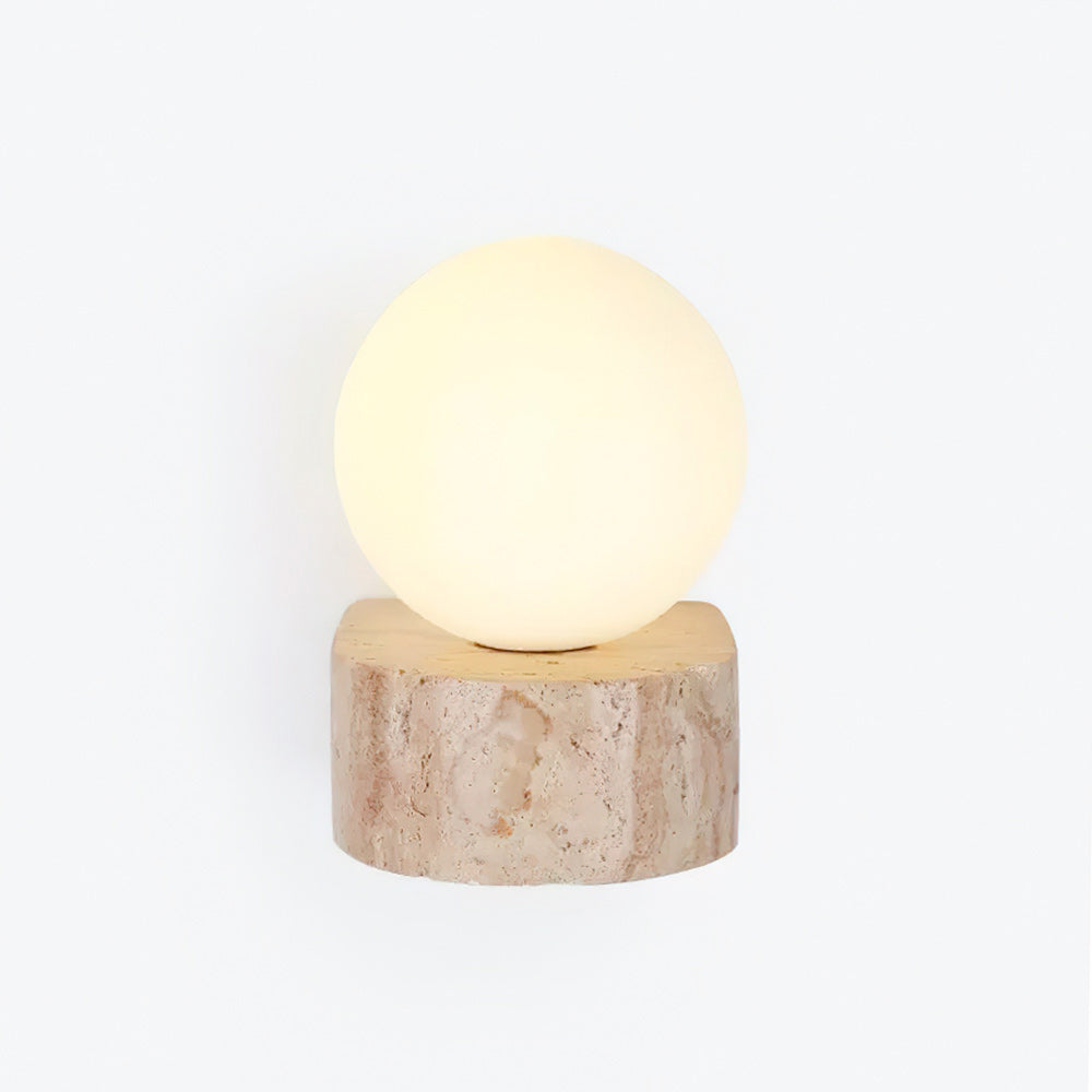Byers Travertine Wall Lamp