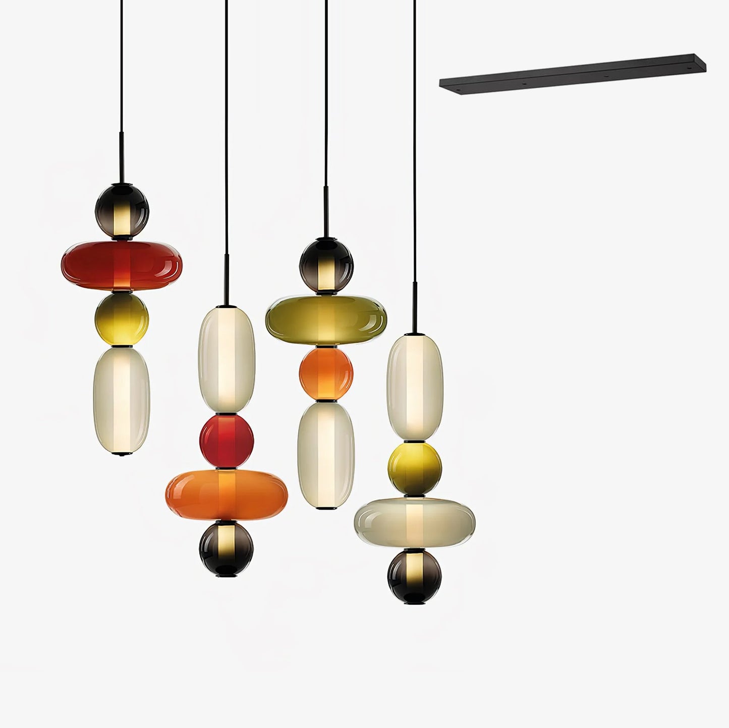 Stained Glass Chandelier
