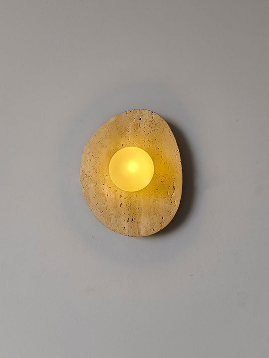 Element Travertine Wall Lamp