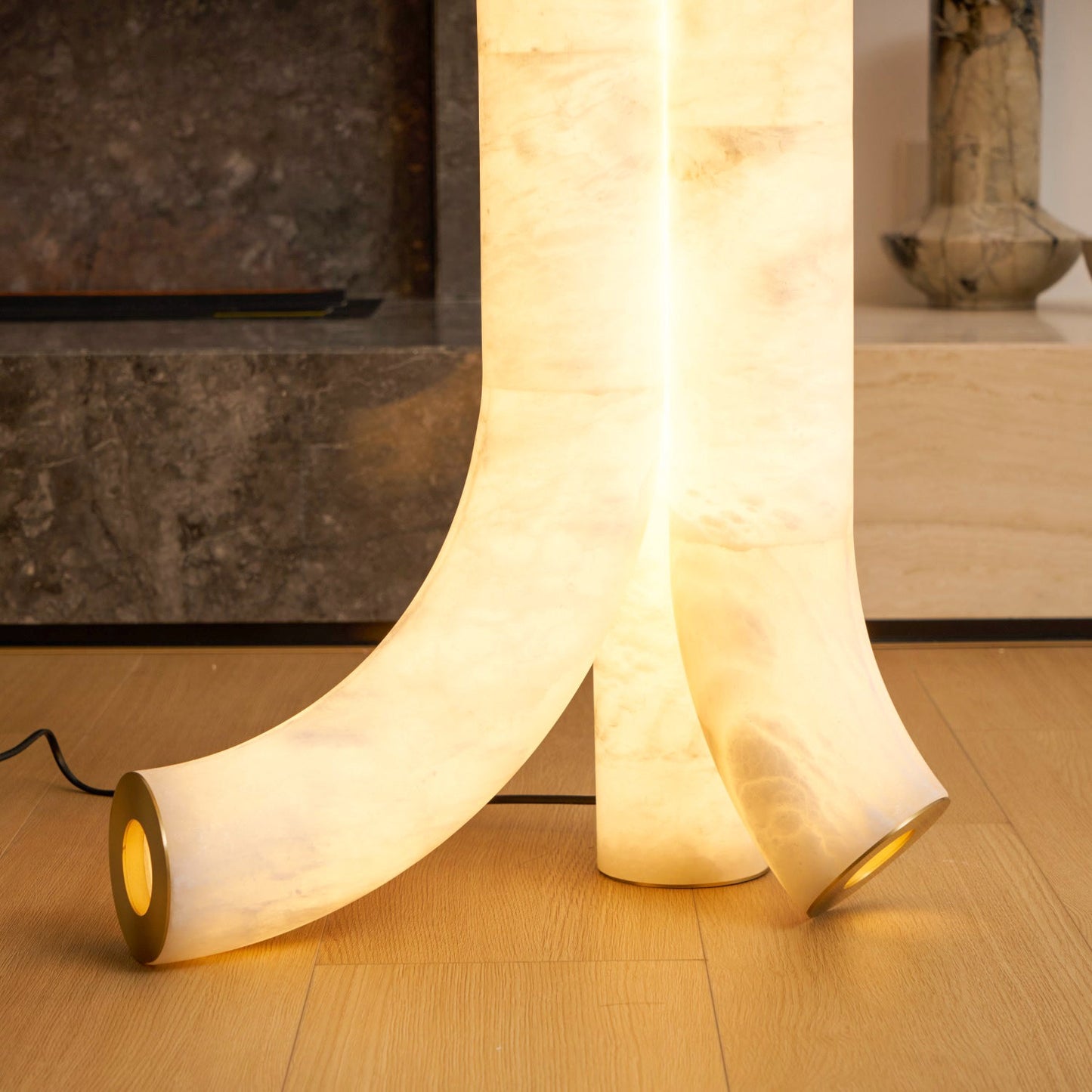 Fantasy Alabaster Floor Lamp