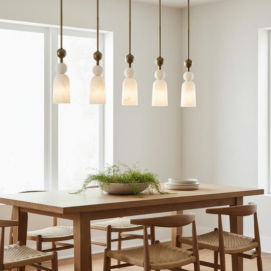 Flume Alabaster Pendant Lamp