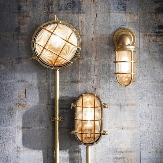 Fremantle Brass Bunker Sconce