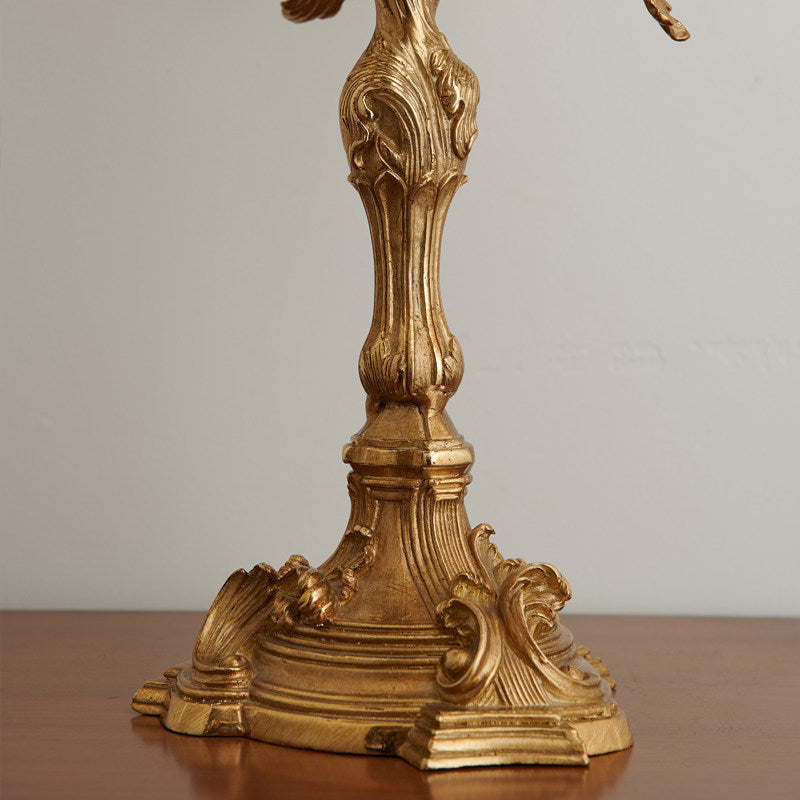 French Brass Seven-Light Candelabra