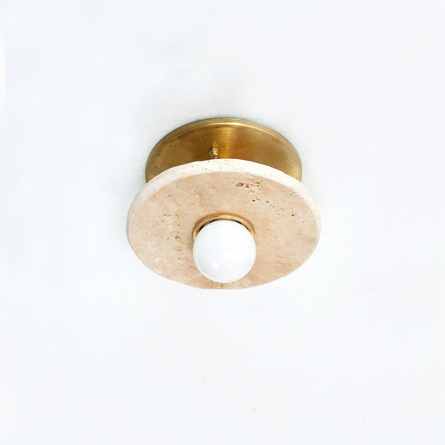 Haven Travertine Wall Sconce