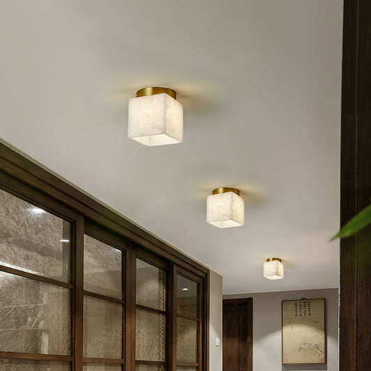 Hudson Valley Budnick Alabaster Ceiling Light