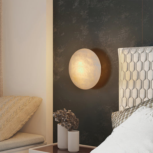 Iveala Single Alabaster Wall Lamp