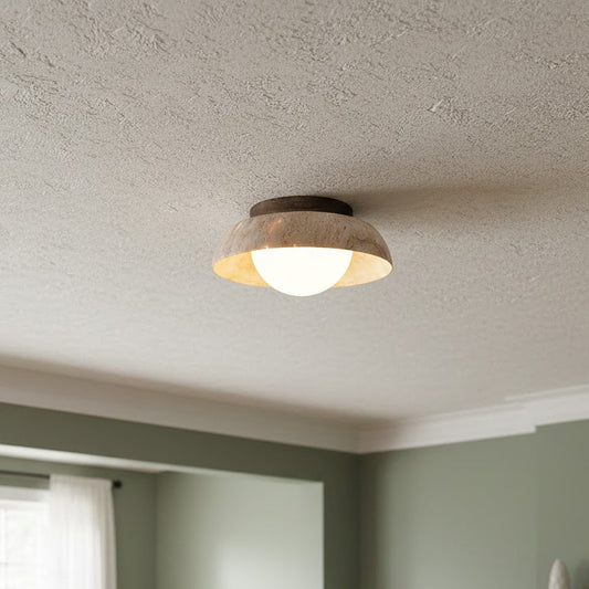 Piedra Travertine Ceiling Lamp