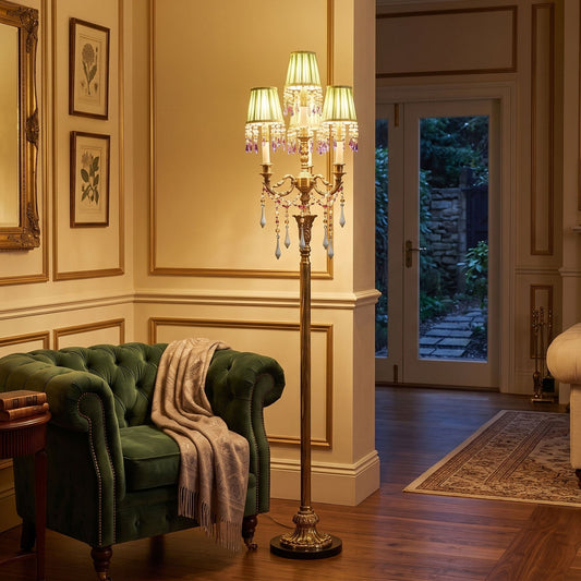 Carins Pleated Floor Lamp