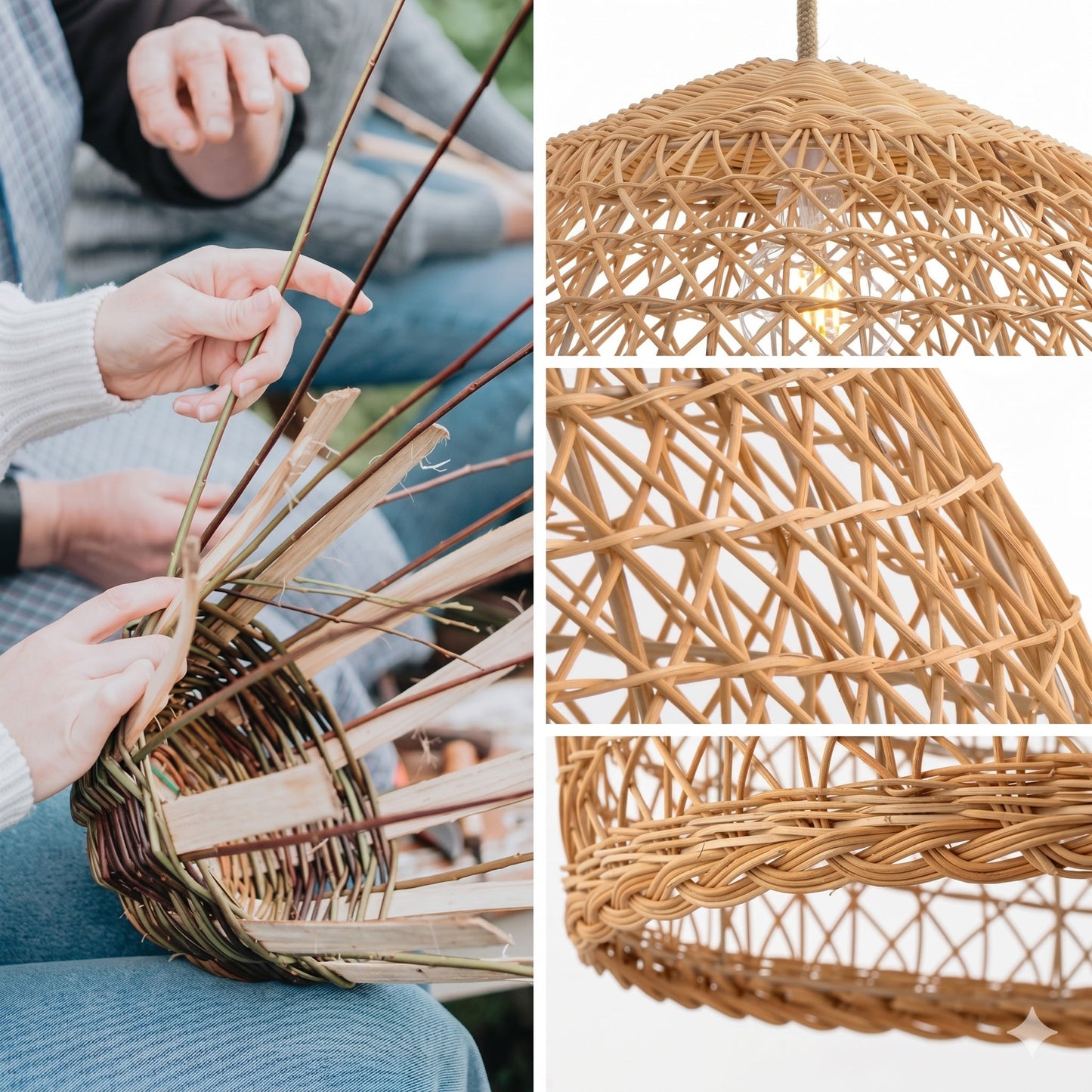 Lumiere Rattan Pendant Lamp