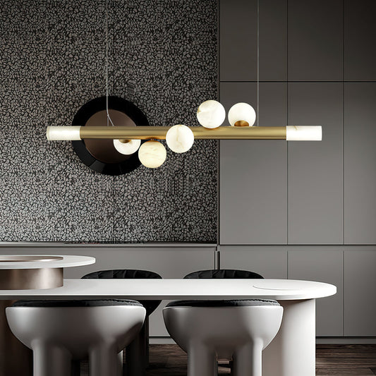 RoMi Carrara Alabaster Pendant Light