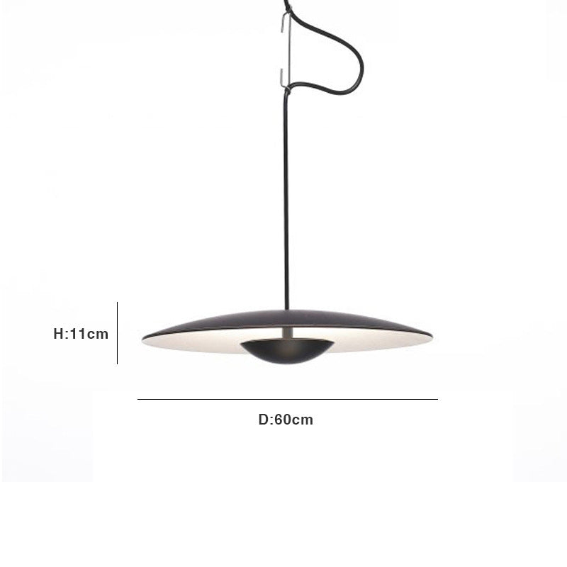 Nordic Halo Disc Pendant Chandelier