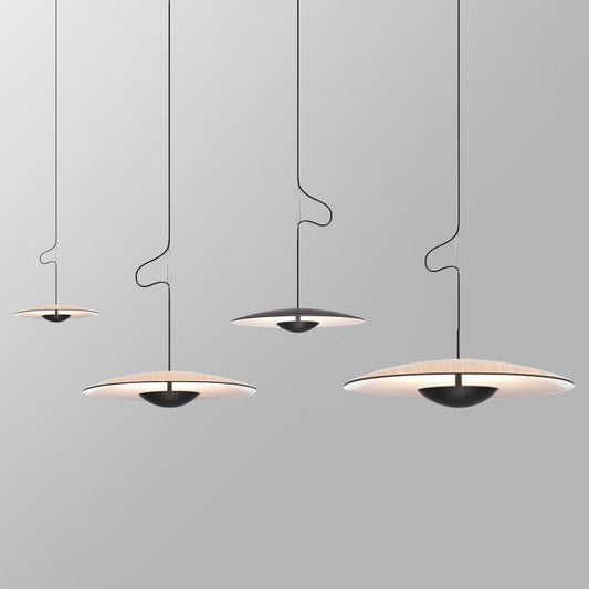 Nordic Halo Disc Pendant Chandelier