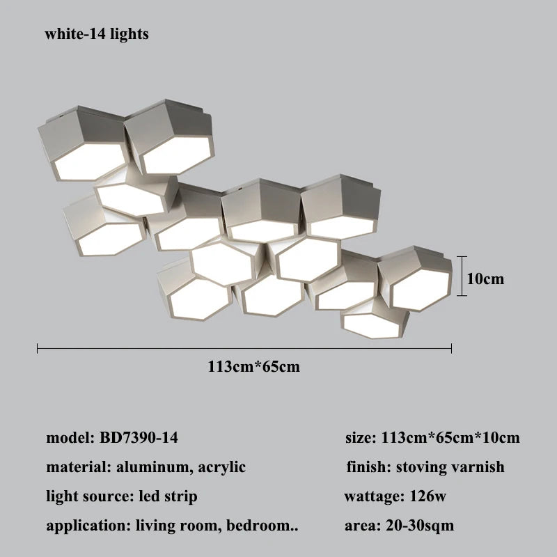 PureGlow Modern LED Flush Ceiling Light