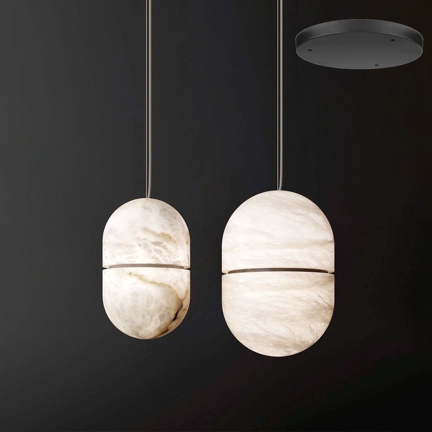 YUM Alabaster Pendant Light