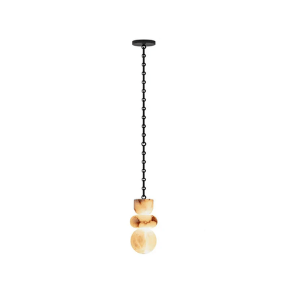 Orba Chain Alabaster Chandelier