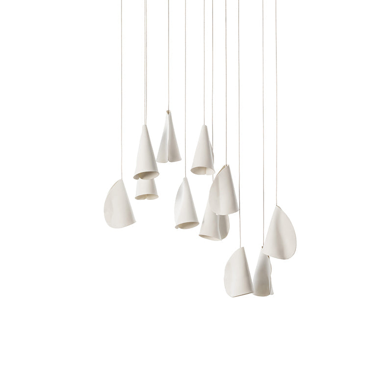 21 Thin Porcelain Pendant Lamp