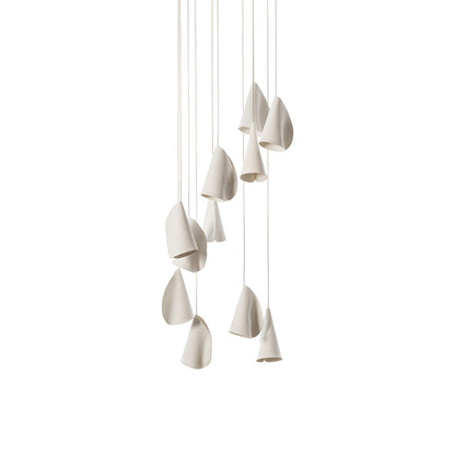 21 Thin Porcelain Pendant Lamp