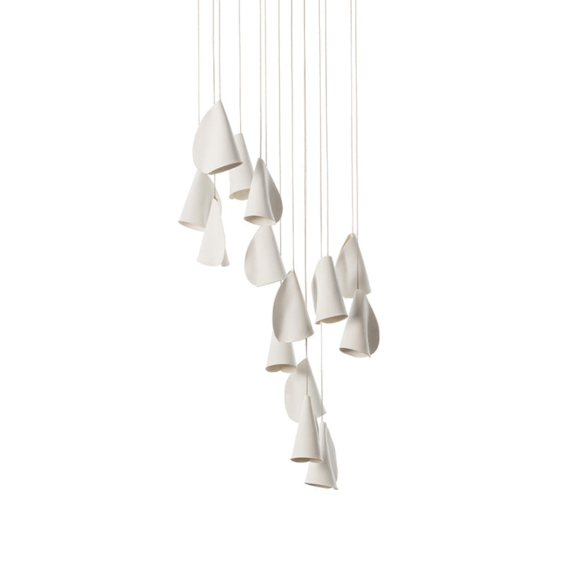 21 Thin Porcelain Pendant Lamp