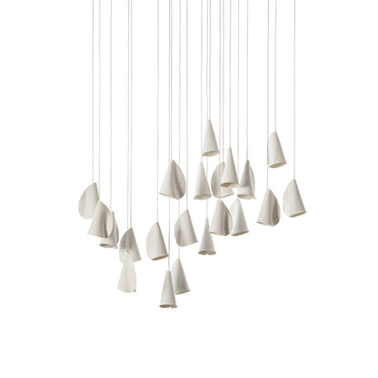 21 Thin Porcelain Pendant Lamp