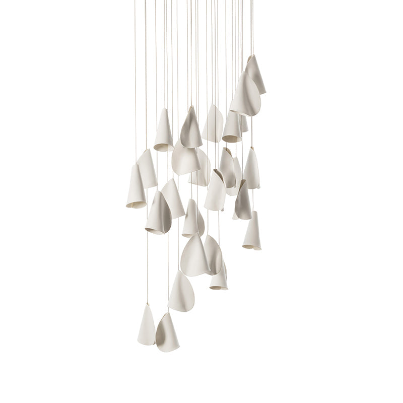 21 Thin Porcelain Pendant Lamp