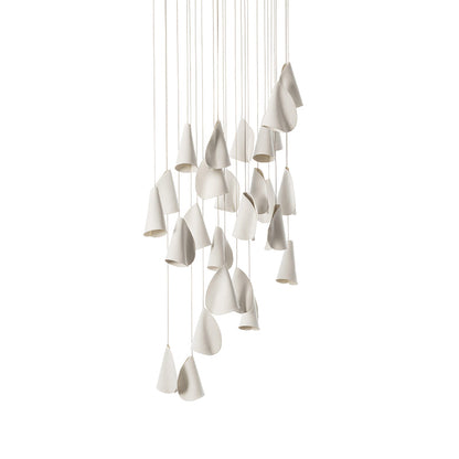 21 Thin Porcelain Pendant Lamp