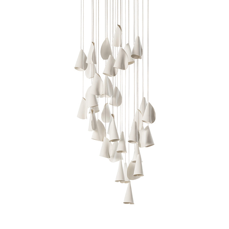 21 Thin Porcelain Pendant Lamp