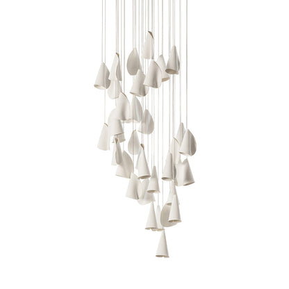21 Thin Porcelain Pendant Lamp