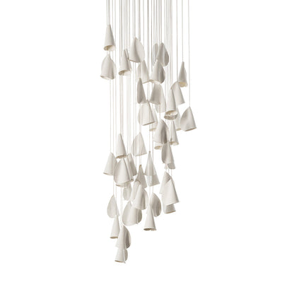 21 Thin Porcelain Pendant Lamp