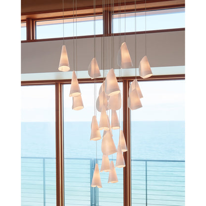 21 Thin Porcelain Pendant Lamp