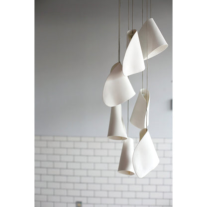 21 Thin Porcelain Pendant Lamp