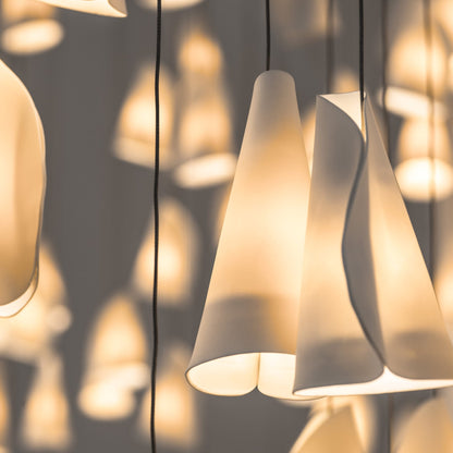 21 Thin Porcelain Pendant Lamp