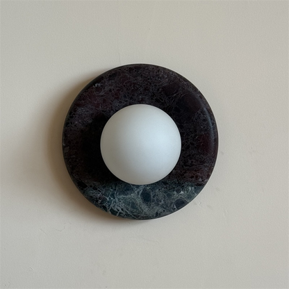 Orli Deep Purple Red Marble Sconce