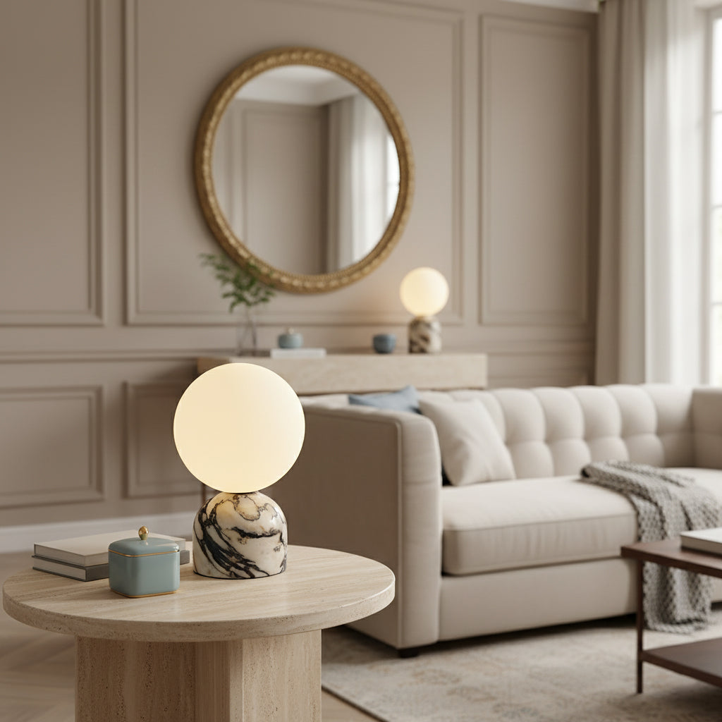 Aalia Marble Table Lamp