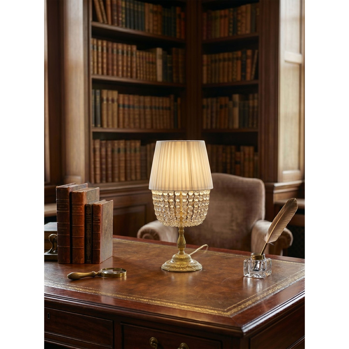 Adelia Crystal Table Lamp