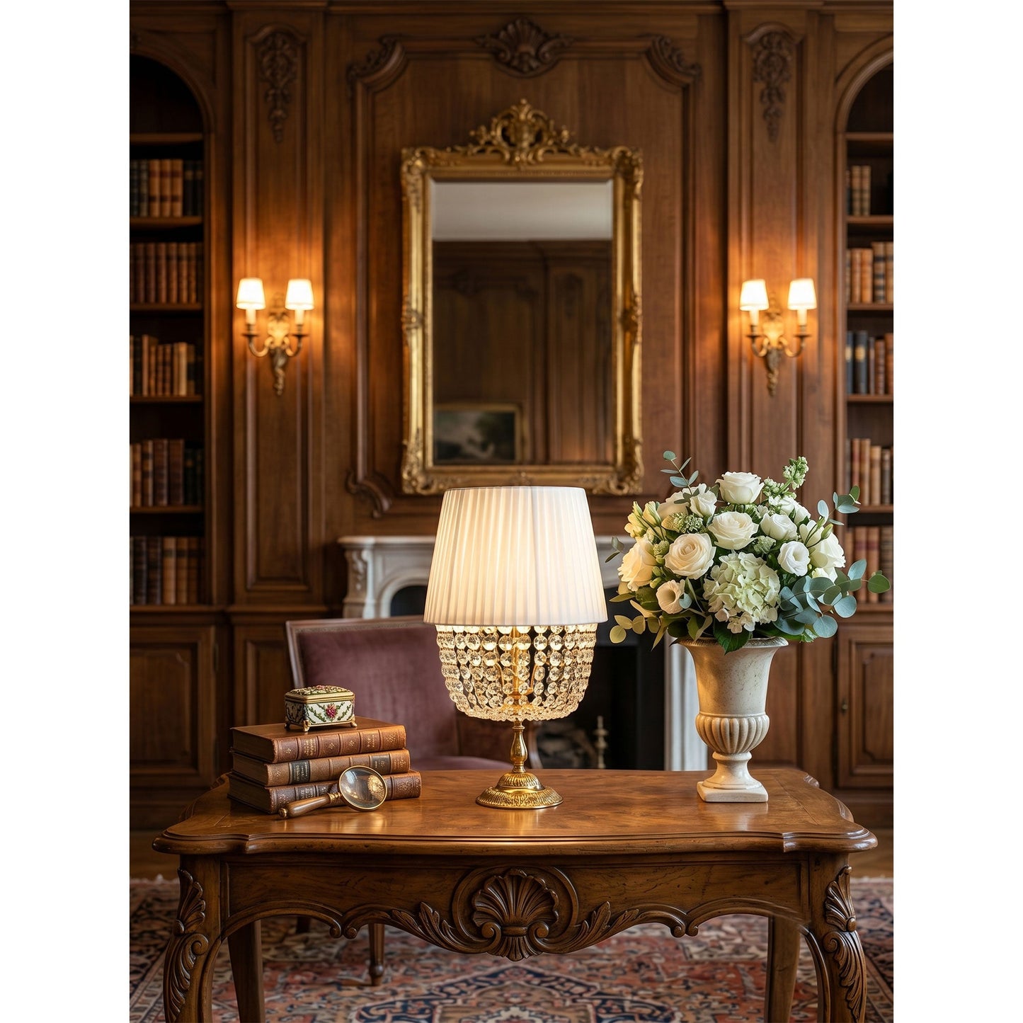 Adelia Crystal Table Lamp