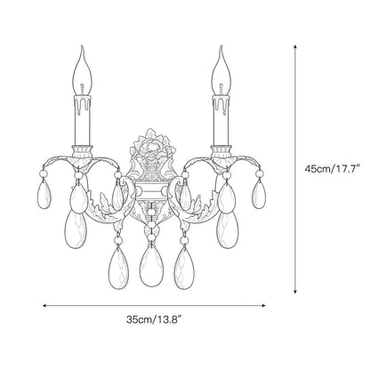 Adriana Brass Wall Lamp