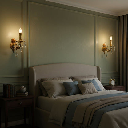 Adriana Brass Wall Lamp