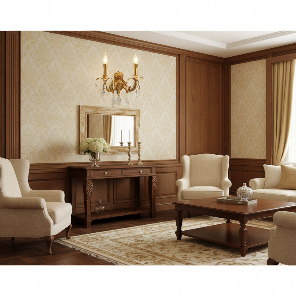 Adriana Brass Wall Lamp