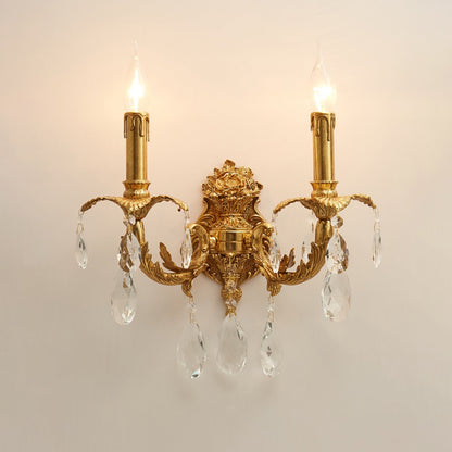 Adriana Brass Wall Lamp