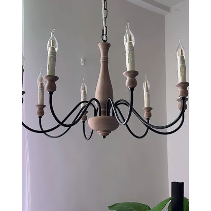 Afralia Wooden Chandelier