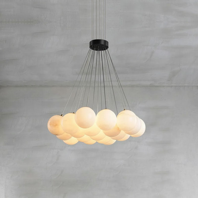 Alabaster Lunar Chandelier