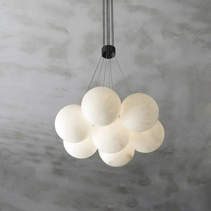 Alabaster Lunar Chandelier