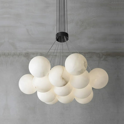 Alabaster Lunar Chandelier