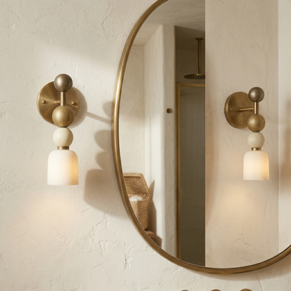 Flume Alabaster Wall Lamp