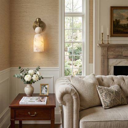 Flume Alabaster Wall Lamp