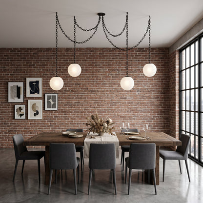 Alabaster Swag Pendant Lamp
