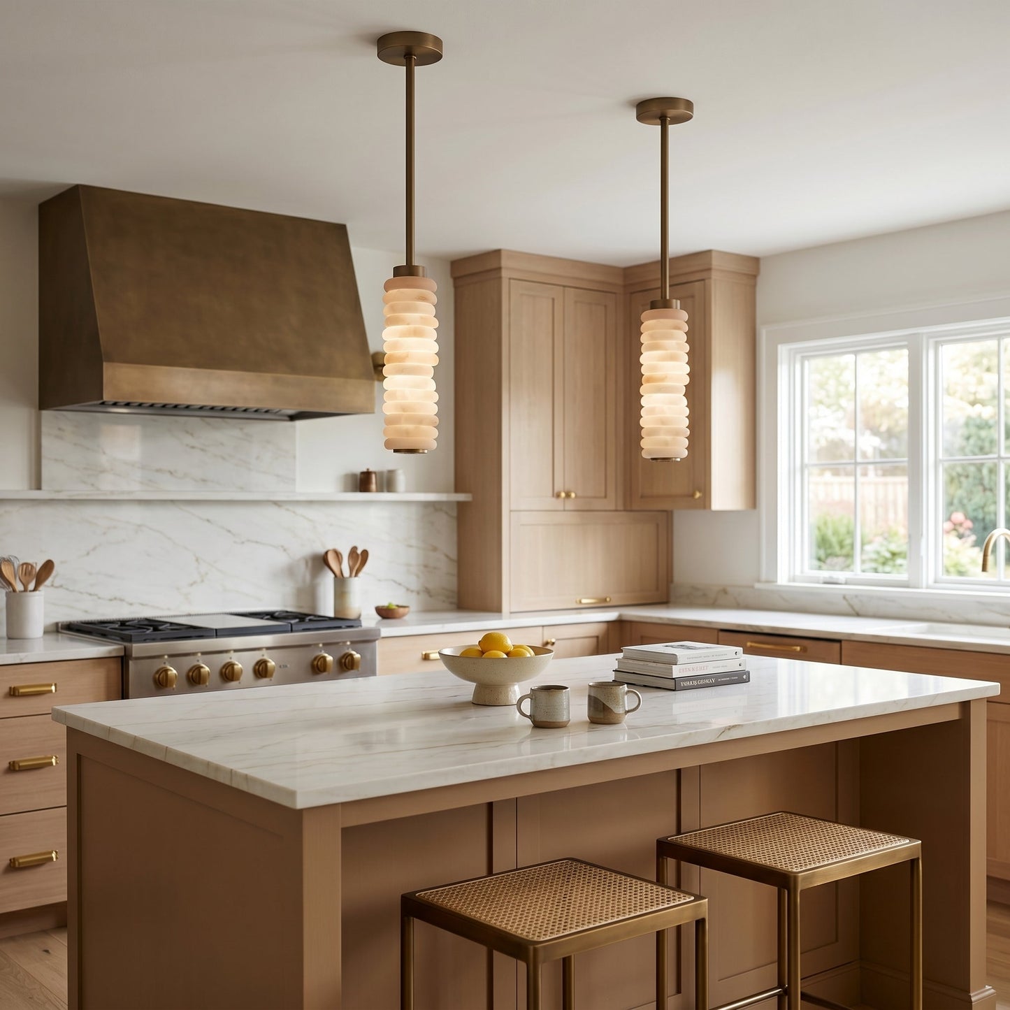 Payson Alabaster Pendant Lamp