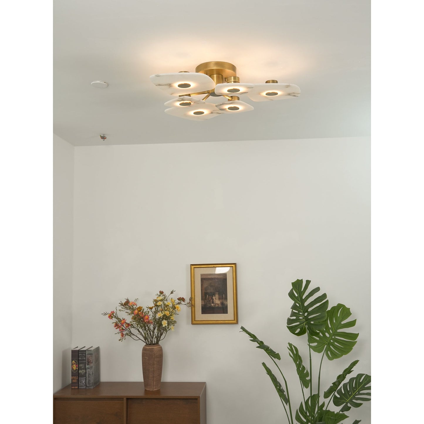 Holmdel Alabaster Ceiling Lamp